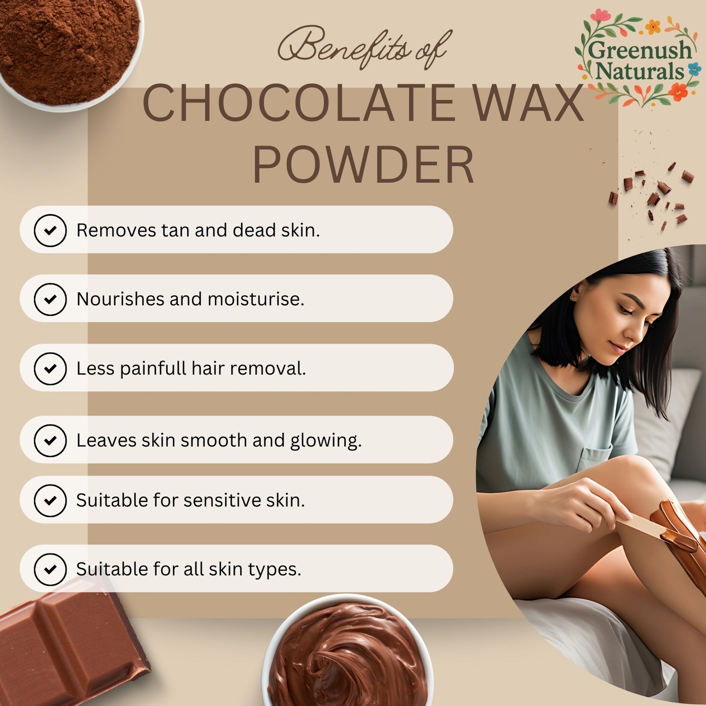 Chocolate Wax powder