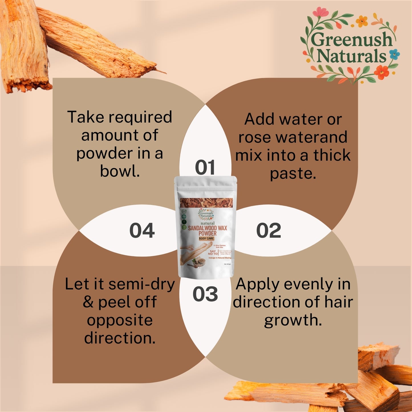 Sandalwood Wax powder