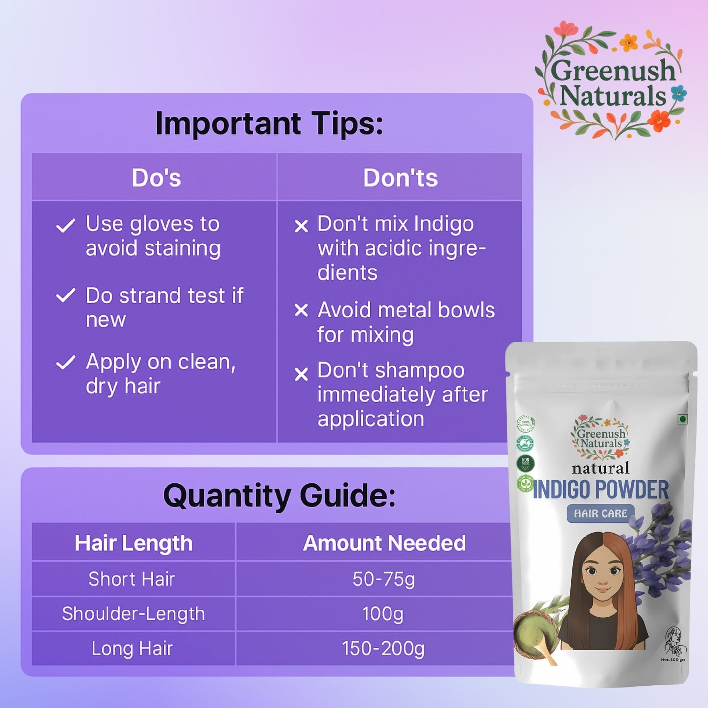 Indigo Powder
