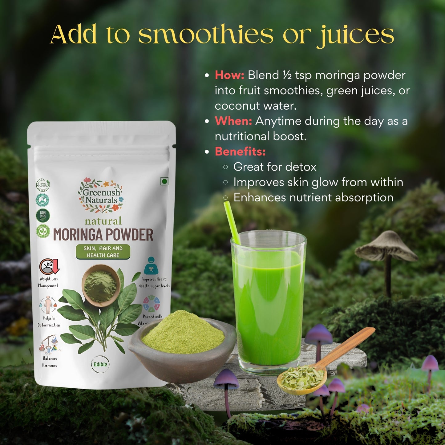 Moringa Powder (Drumsticks)
