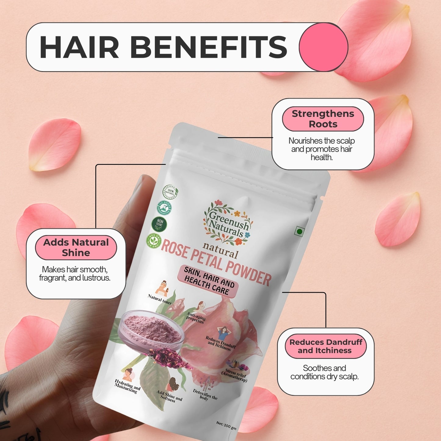 Rose Petal Powder
