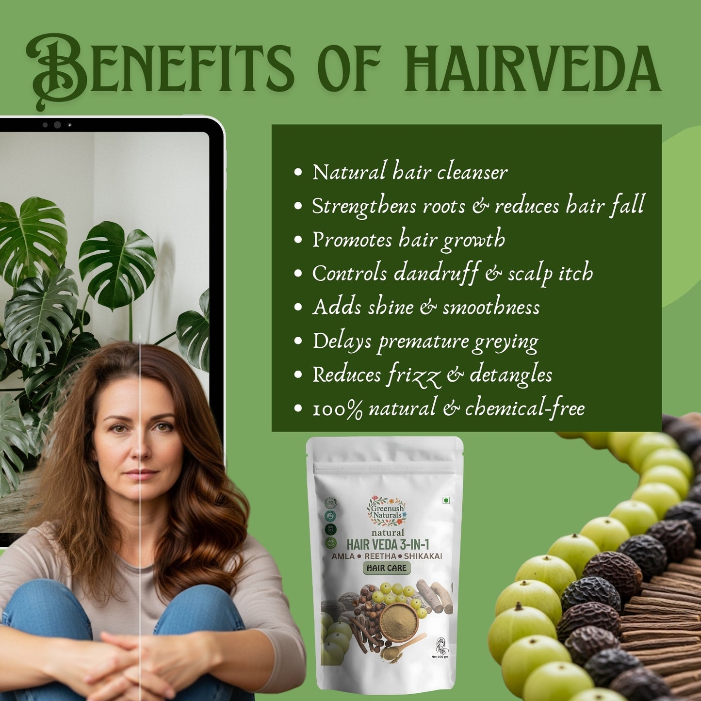 Hair Veda 3-in-1