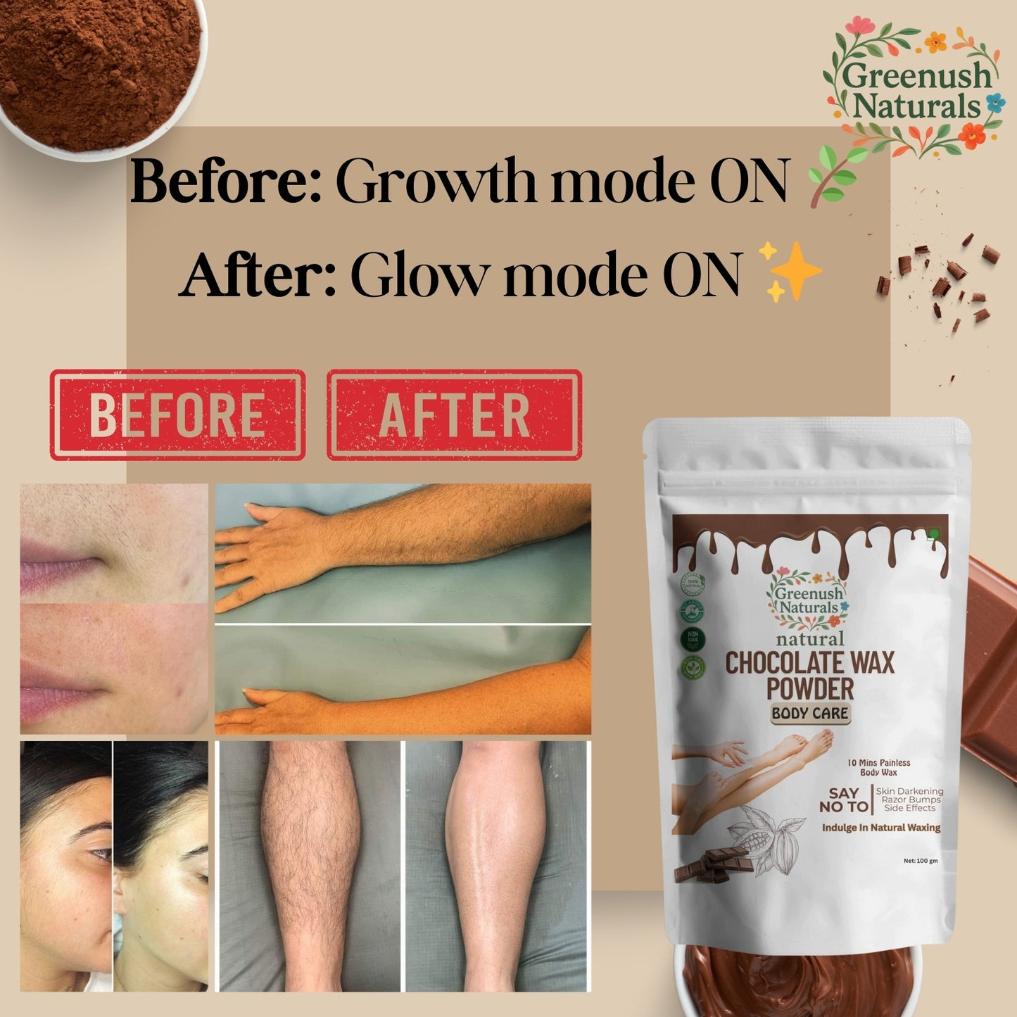 Chocolate Wax powder