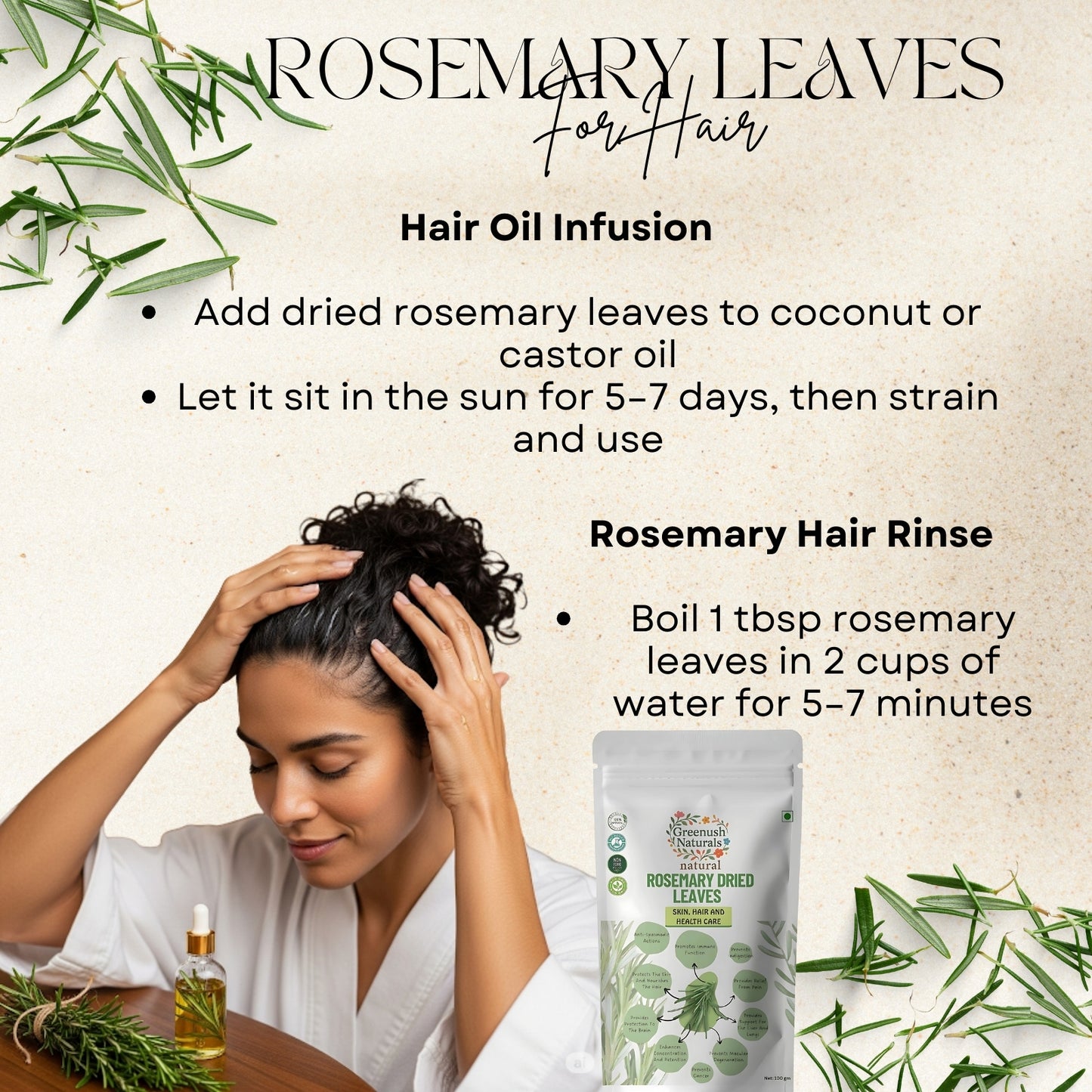 Dried Rosemary Leaves