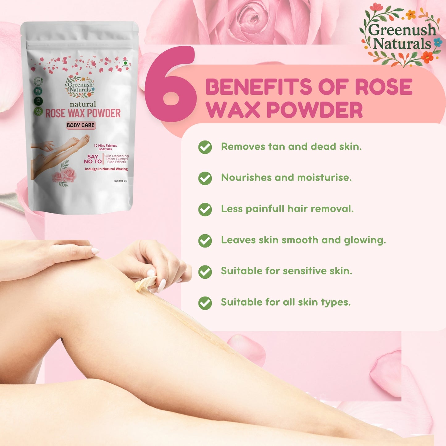 Rose Wax powder