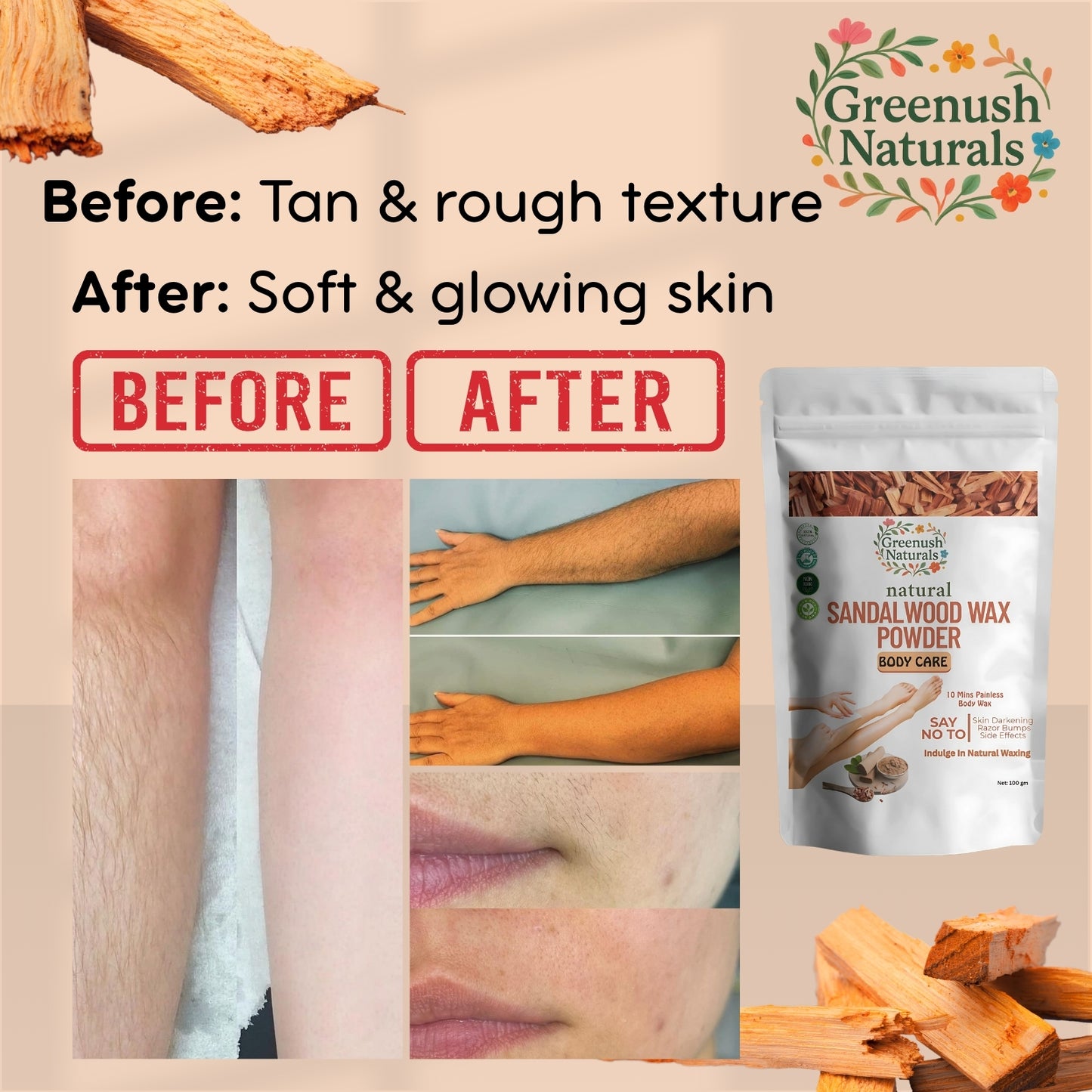Sandalwood Wax powder