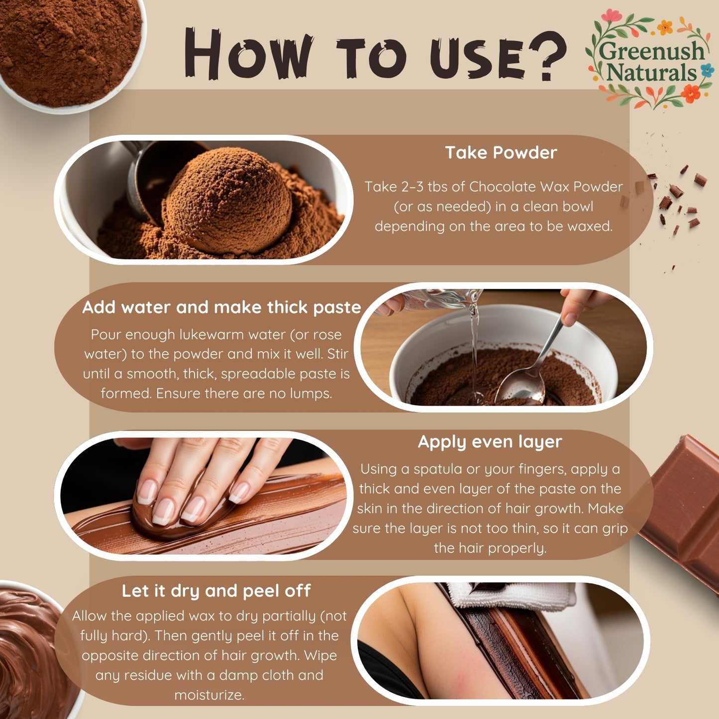 Chocolate Wax powder