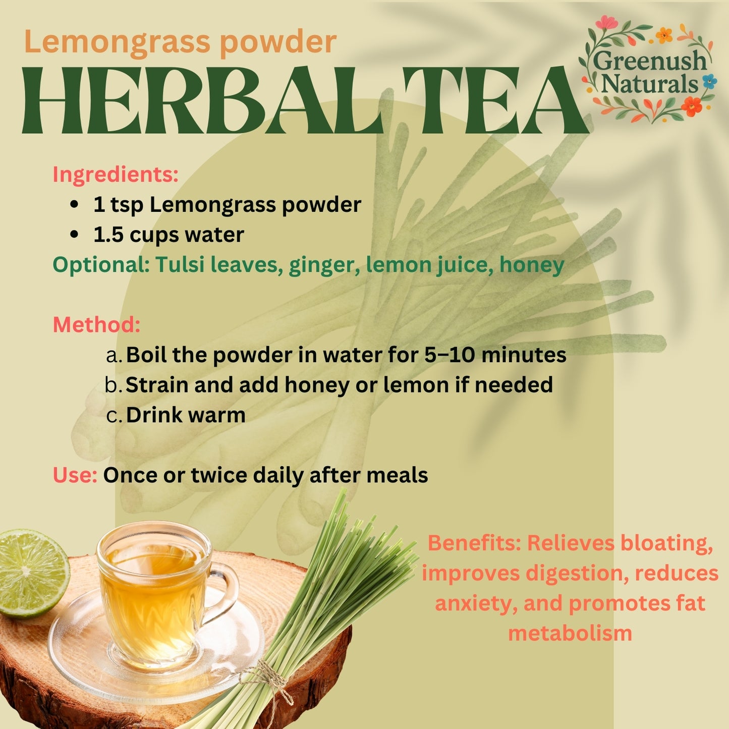 Lemongrass Powder