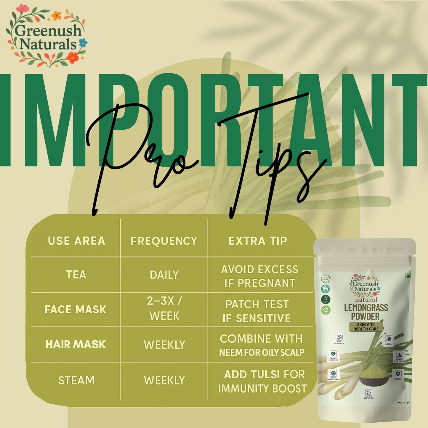 Lemongrass Powder